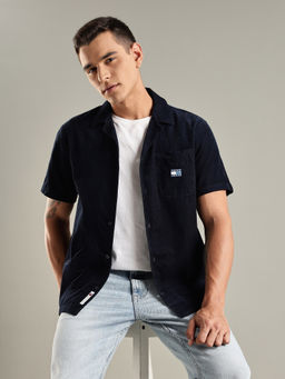 Tommy Hilfiger - Solid Regular Fit Cotton Shirt