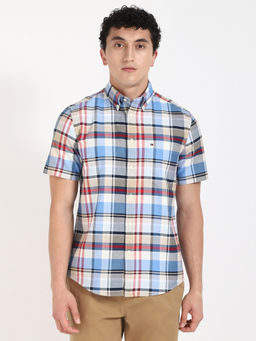 Tommy Hilfiger - Checks Regular-Fit Oxford Woven Shirt