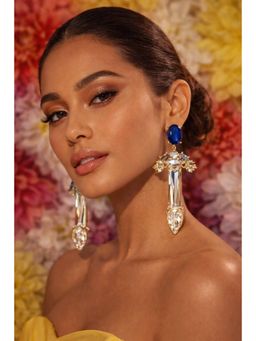 ORNAMAAS - Royal Vitis Vinifera Blue Earrings