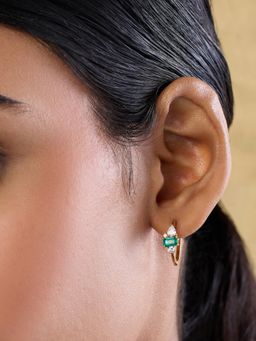 Indinoor - Xyla Everyday Silver Hoop Earrings