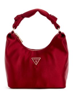 Guess - Women Claret Solid Velina Hobo Bag