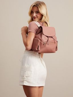 Guess - Women Chestnut Solid High meadow Backpack