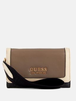 Guess - Women Cement Multi Monogram Easthampton Phone Organizer Continental Wallet