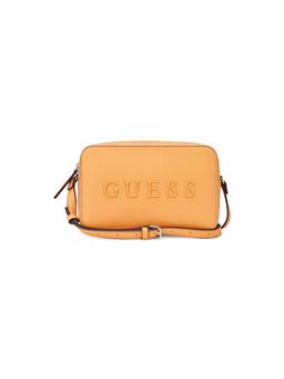 Guess - Women Apricot Solid Artemis Mini Crossbody Bag - Orange
