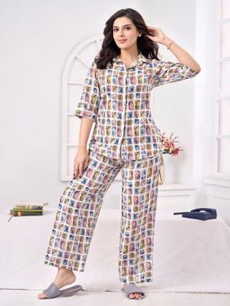 KAFTANIZE - Multi Color Printed Co-Ord Set
