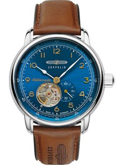 Zeppelin - Men'S Analog Round Blue Dial Watch for Men-96663 (Medium)