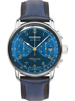 Zeppelin - Men'S Analog Round Navy Blue Dial Watch for Men-96703 (Medium)