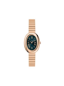 Carlton London - Daphne Analog Oval Teal Dial Watch for Women-Cl-Da-Tl (Medium)