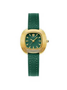 Sansi Mayo - Verona Analog Square Green Dial Watch for Women-Sm-L-0112-Ge-G-Ge (Medium)
