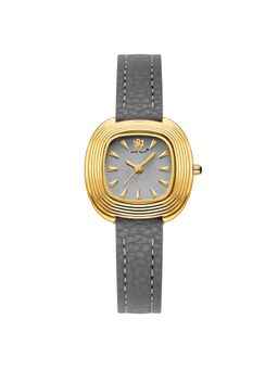 Sansi Mayo - Verona Analog Square Grey Dial Watch for Women-Sm-L-0112-Gr-G-Gr (Medium)