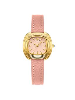 Sansi Mayo - Verona Analog Square Pink Dial Watch for Women-Sm-L-0112-Lp-G-Lp (Medium)