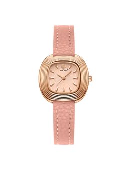 Sansi Mayo - Verona Analog Square Pink Dial Watch for Women-Sm-L-0113-Lp-Rg-Lp (Medium)