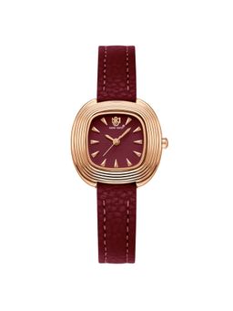 Sansi Mayo - Verona Analog Square Maroon Dial Watch for Women-Sm-L-0113-M-Rg-M (Medium)