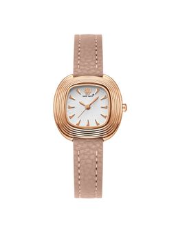 Sansi Mayo - Verona Analog Square White Dial Watch for Women-Sm-L-0113-P-Rg-W (Medium)