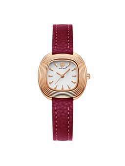 Sansi Mayo - Verona Analog Square White Dial Watch for Women-Sm-L-0113-R-Rg-W (Medium)