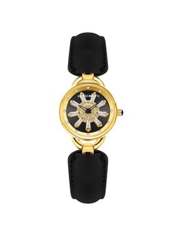 Sansi Mayo - Aurora Analog Round Black Dial Watch for Women-Sm-L-0114-B-G-B (Medium)