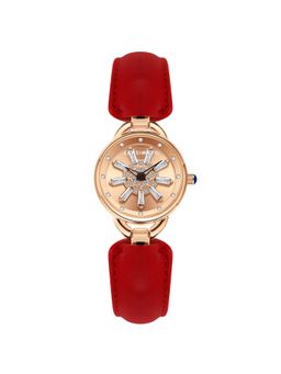 Sansi Mayo - Aurora Analog Round Rose Gold Dial Watch for Women-Sm-L-0115-R-Rg-Rg (Medium)