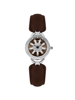 Sansi Mayo - Aurora Analog Round Brown Dial Watch for Women-Sm-L-0116-Br-S-Br (Medium)