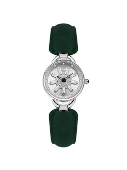 Sansi Mayo - Aurora Analog Round Silver Dial Watch for Women-Sm-L-0116-Ge-S-S (Medium)
