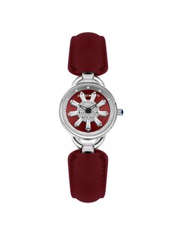 Sansi Mayo - Aurora Analog Round Maroon Dial Watch for Women-Sm-L-0116-M-S-M (Medium)