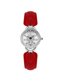Sansi Mayo - Aurora Analog Round Silver Dial Watch for Women-Sm-L-0116-R-S-S (Medium)