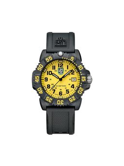 Luminox - Sea Analog Round Yellow Dial Watch for Unisex-X2.2075 (Medium)