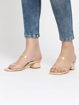 Twenty Dresses by Nykaa Fashion - Pink Slipping Into Dreams Block Heels