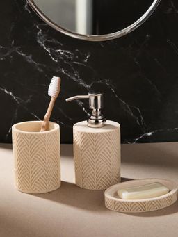Fabindia - Natural Shail Ceramic Bath Set
