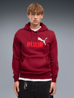 Puma - Red Essentials 2 Colour No. 1 Logo Hoodie