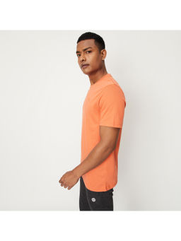 max - Orange Solid T-shirt