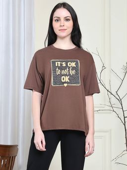 Kanvin - Women Brown T-Shirt ()