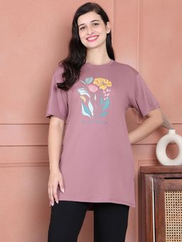 Kanvin - Women Long Pink T-Shirt ()