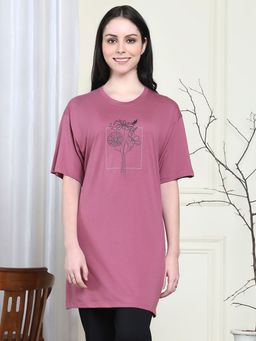 Kanvin - Women Long Pink T-Shirt ()