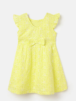 United Colors of Benetton - Regular Fit Round Neck Embroidered Dress