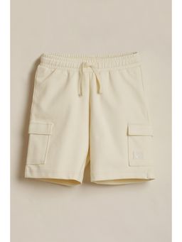 Allen Solly - Boys Beige Regular Fit Solid Shorts