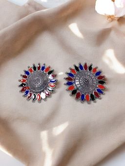 Niska - Multi-Color Unadorned Earrings