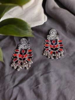 Niska - Multi-Color Modest Statement Earrings