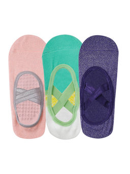 Mint & Oak - Pilates & Yoga Anti Slip Grip Socks - Set of 3