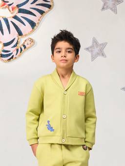 Mi Arcus - Papa Don't Preach Patch Work Full sleeves Jacket