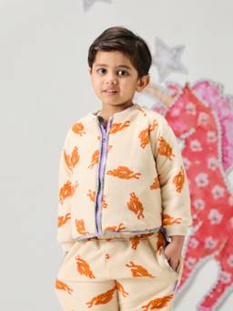 Mi Arcus - Papa Don't Preach Printed Full sleeves Reversible Jacket