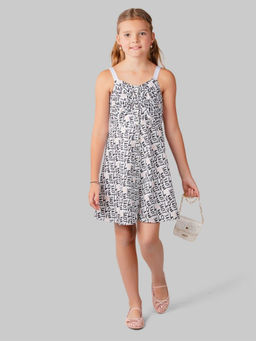 One Friday - White Printed Dress