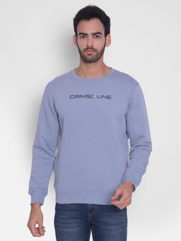 CRIMSOUNE CLUB - Men Purple Printed Sweatshirt