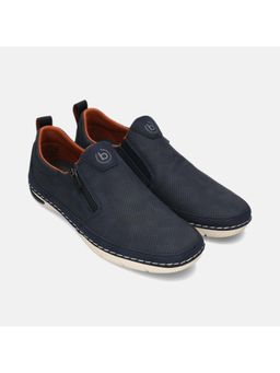 Bugatti - Glenans Dark Blue Mens Casual Slip On Sneakers