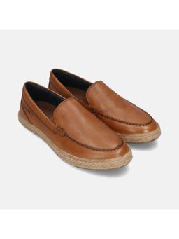 Bugatti - Spendril Cognac Mens Slip On Espadrilles