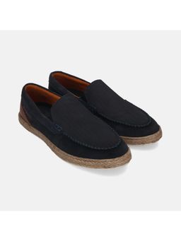 Bugatti - Spendril Dark Blue Mens Slip On Espadrilles