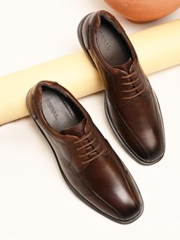 REGAL - Brown Mens Light Weight Leather Lace Ups Derbies