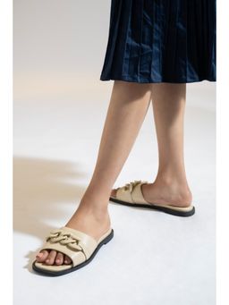 MIORAH - Womens Beige Trendy Flats