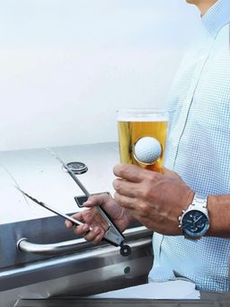 Smokey Cocktail - Golf Ball Glass