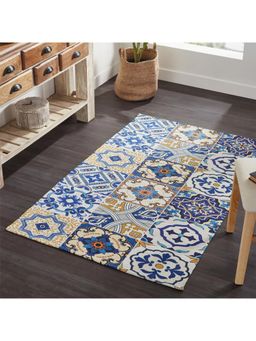 Mona B - Feet Ethnic Multi-Color Rug (3.5x5.5 Feet)