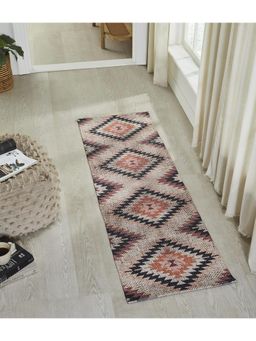 Mona B - Ethnic Multi-Color Rug (1.83x6 Feet)